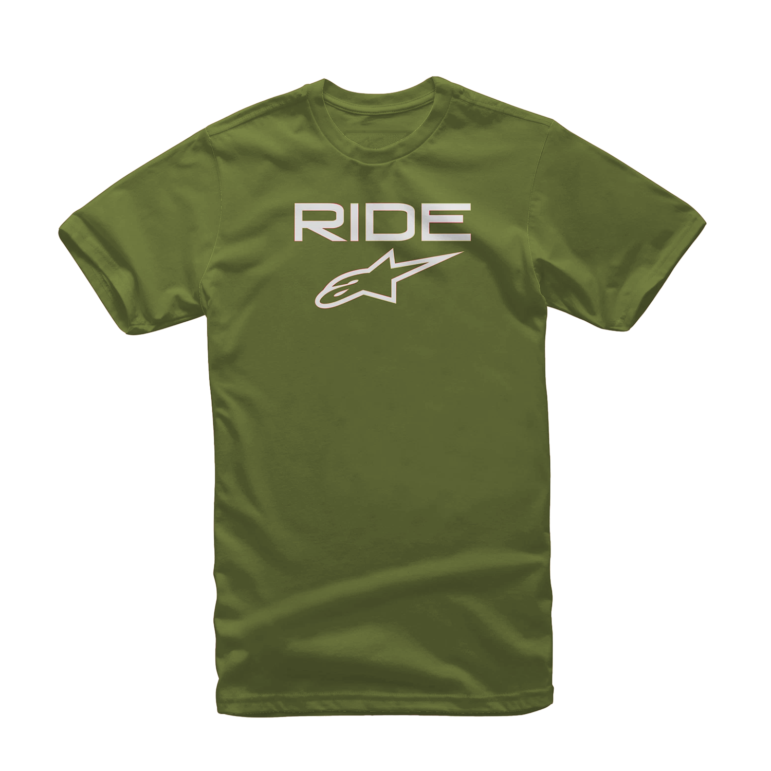POLO ALPINESTARS MANGA CORTA RIDE 2.0 VERDE MILITAR